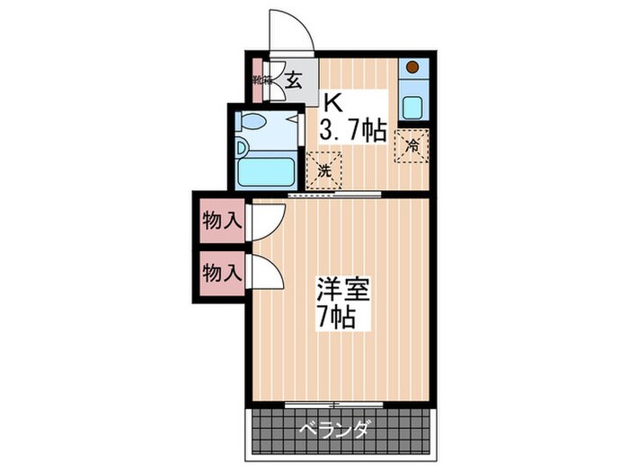 ハイム坂本の物件間取画像