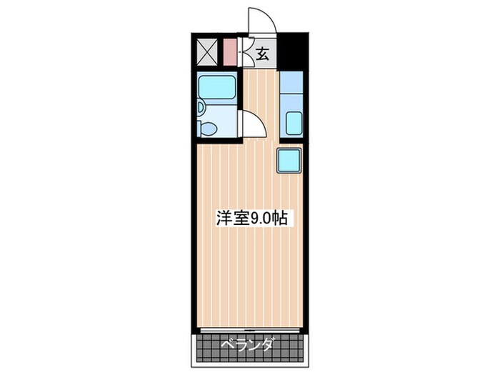 ヴェル八丁堀（９０５）の物件間取画像