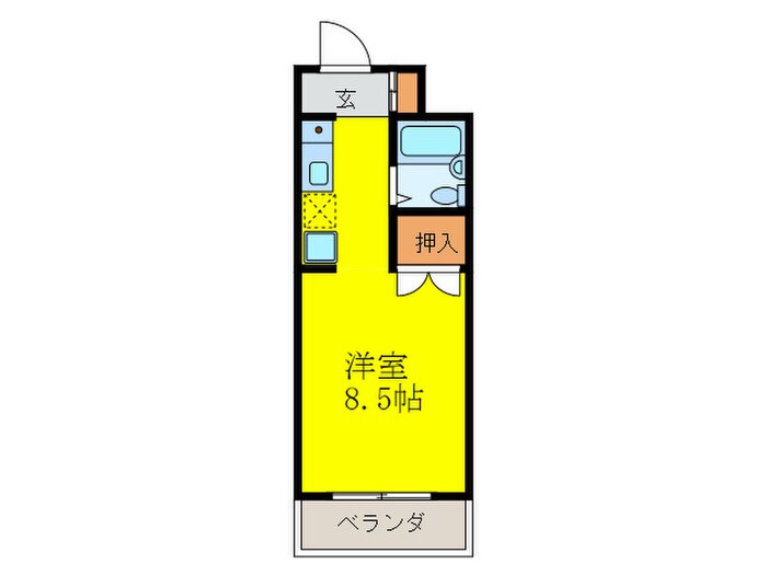 アピア大手町の物件間取画像