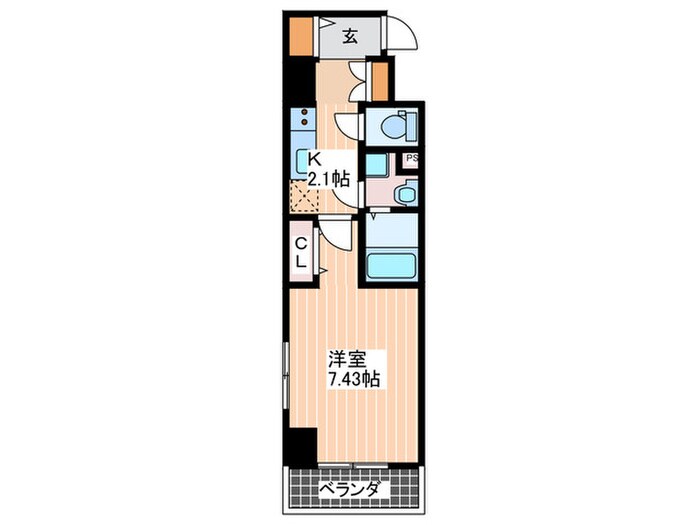 プラーサート南観音の物件間取画像