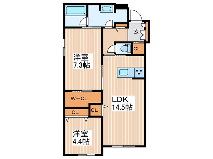 MONOLITHの物件間取画像