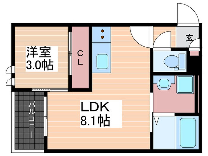 REGALEST廿日市本町2の物件間取画像