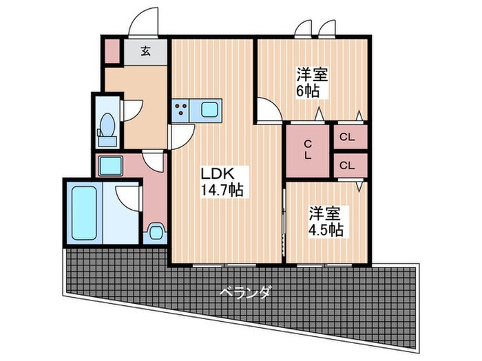 仮）D-ROOM羽衣町の物件間取画像