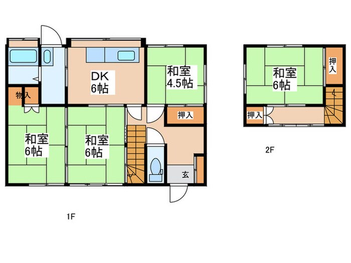 船越二丁目戸建の物件間取画像