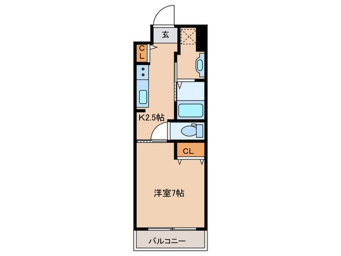 ラメール上天満の物件間取画像