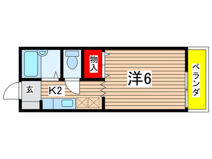 セジュール１３３の物件間取画像