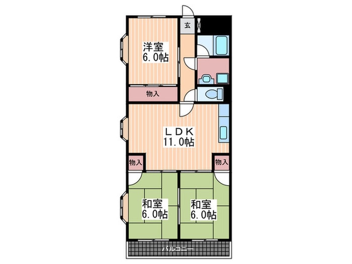 TSビルの物件間取画像