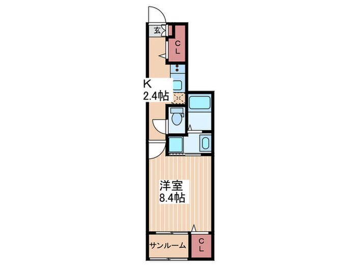 ウナボニータの物件間取画像