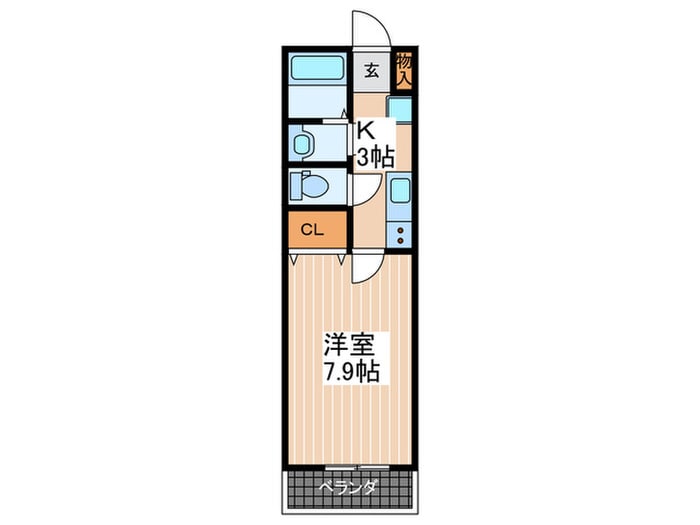 アレフガルド府中の物件間取画像