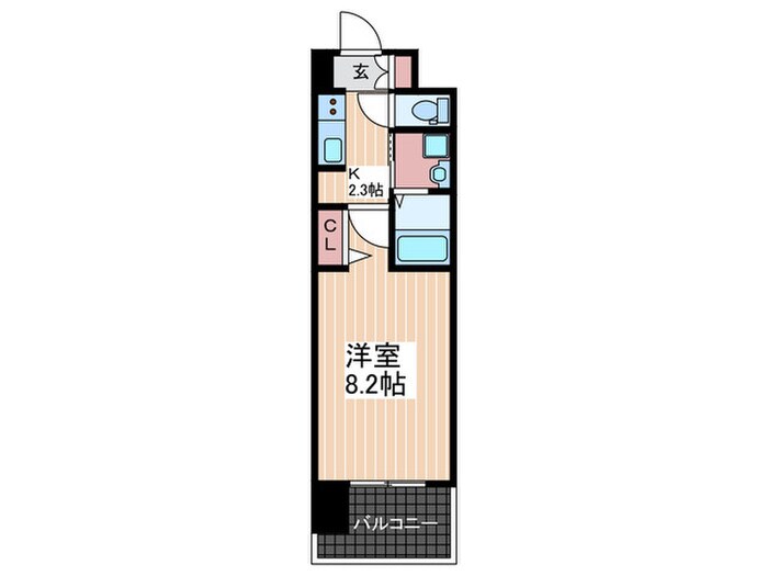 S－RESIDENCE宇品海岸の物件間取画像