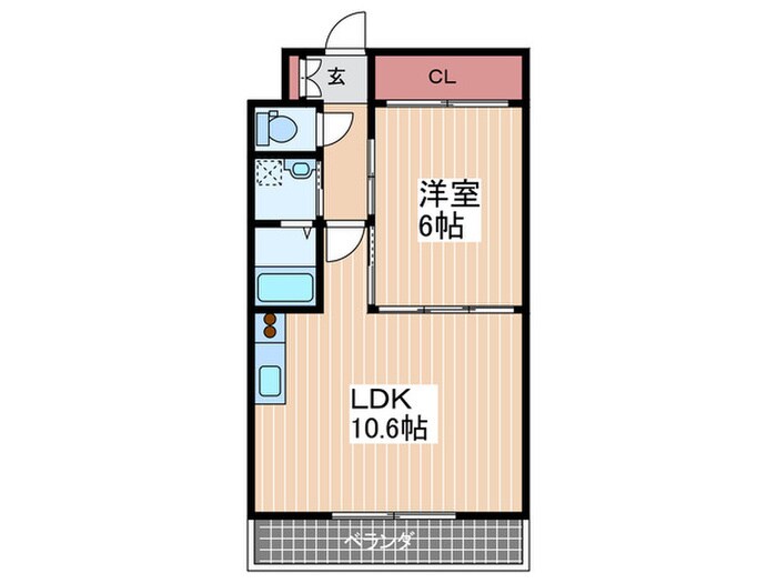 ＫハイツⅢの物件間取画像