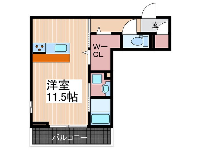 オリーブ東雲本町の物件間取画像