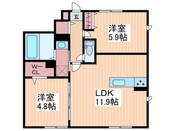 ユアメゾン美鈴園の物件間取画像