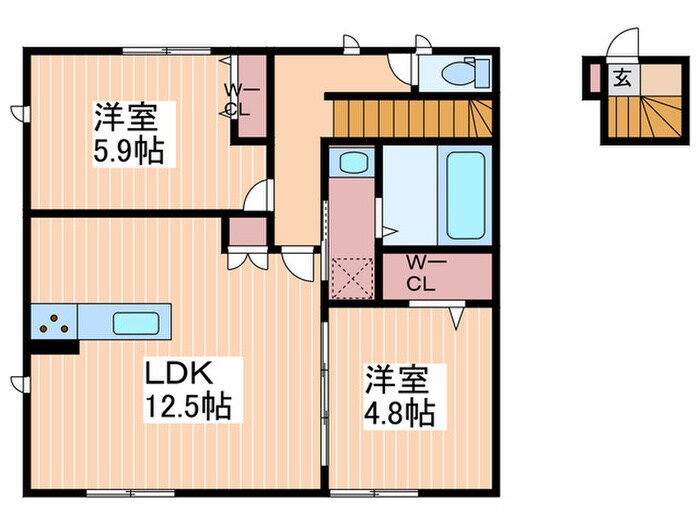 ユアメゾン美鈴園の物件間取画像