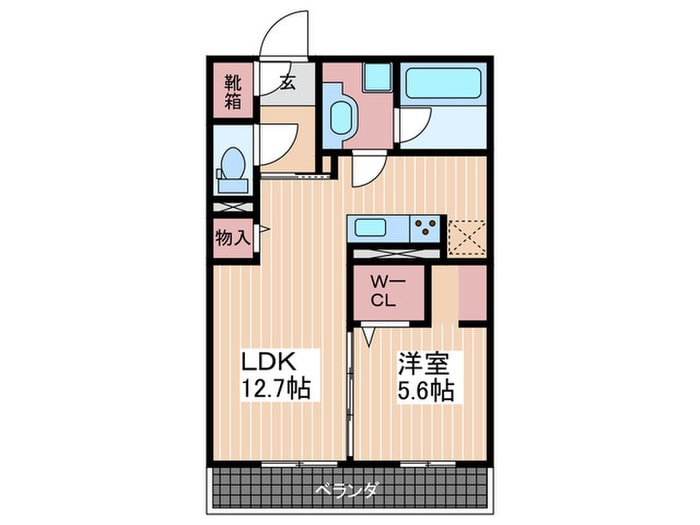 クレシアの物件間取画像