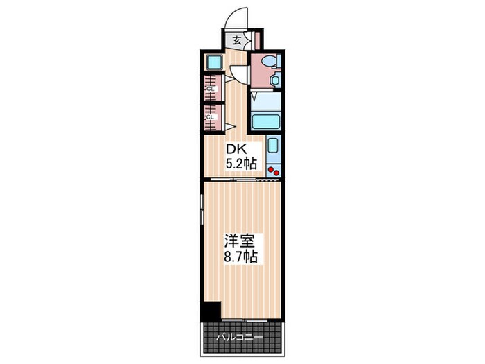 新白島東亜ビルの物件間取画像