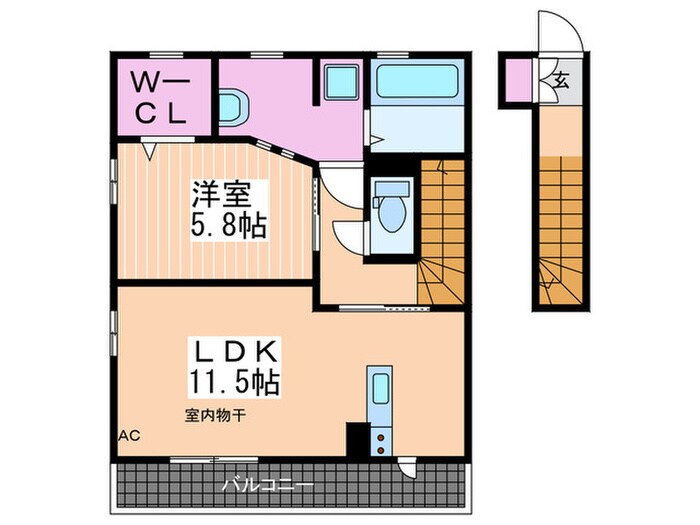 クレールフォレの物件間取画像