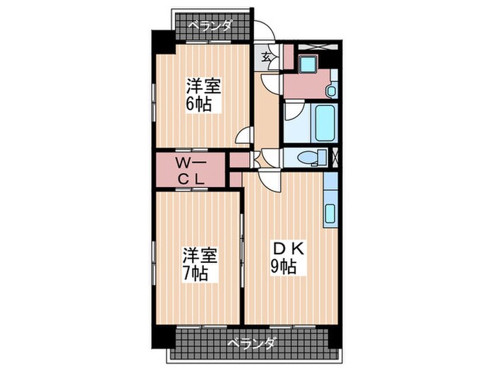 グレイスコ－ト仁保新町の物件間取画像