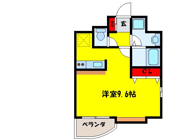 家納喜本川館の物件間取画像