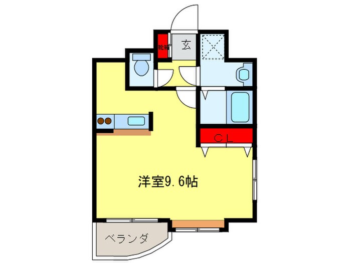 家納喜本川館の物件間取画像