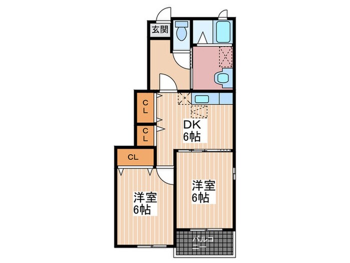 サニー・ヒルトップⅢの物件間取画像