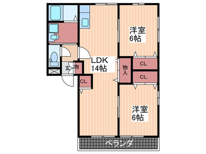 ＳＫハイツの物件間取画像