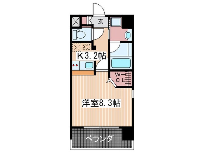 ルービンス観音Ⅲの物件間取画像