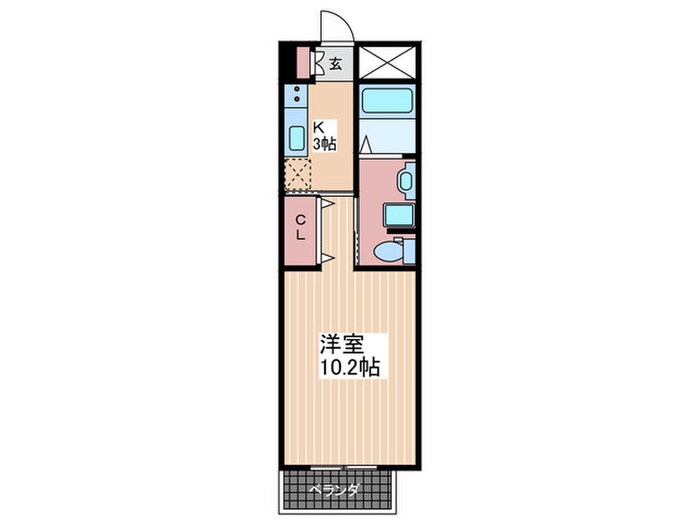 リジエール舟入南の物件間取画像