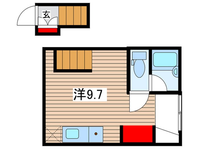 リヴィエール口田Ⅱの物件間取画像