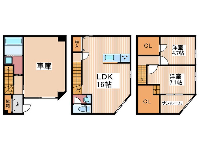 ソラーナ横川の物件間取画像