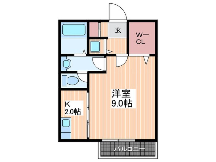 サンガ－デン宮島台の物件間取画像