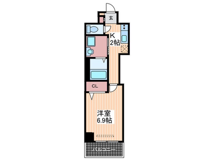 ｔｅｒｒａｃｅの物件間取画像