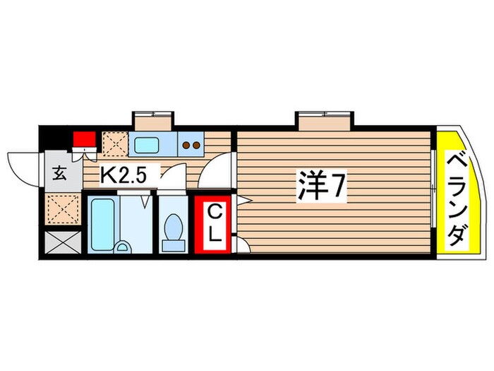 ＢａｏＢａｂ中筋２の物件間取画像