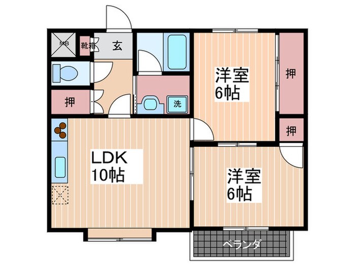 ミルキ－ウェイの物件間取画像