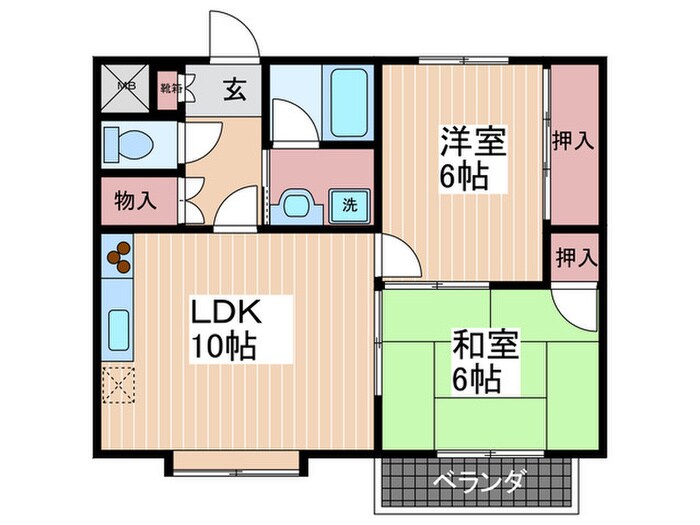 ミルキ－ウェイの物件間取画像