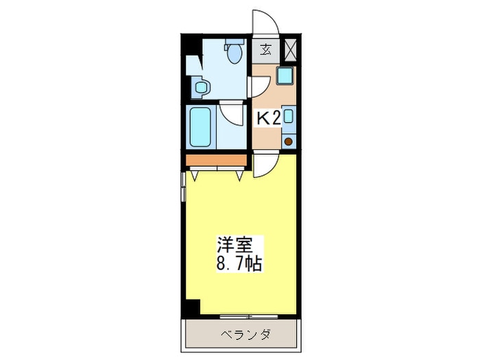 アンプレッシオン十日市の物件間取画像