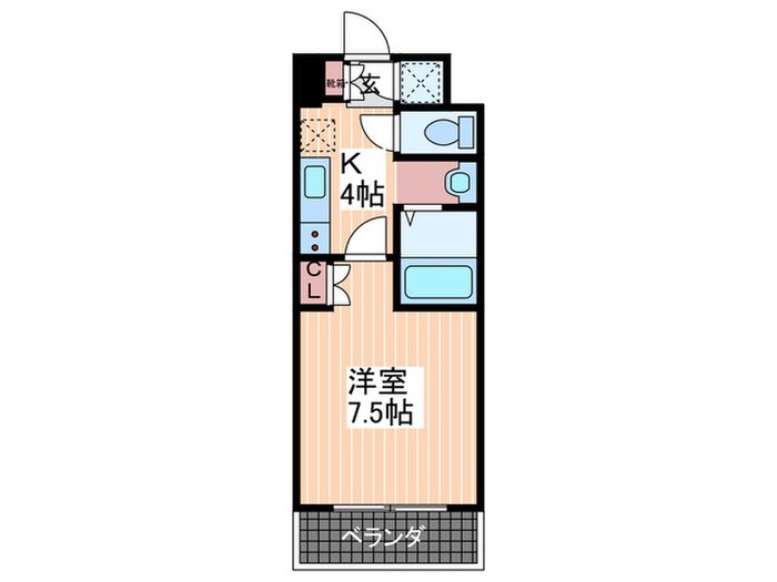 エルマ－ナⅠの物件間取画像