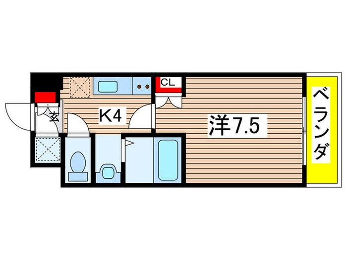 エルマ－ナⅠの物件間取画像