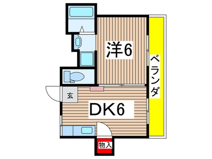 グランディ－ルの物件間取画像