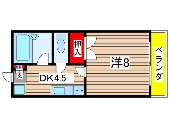 ディオグランビューの物件間取画像