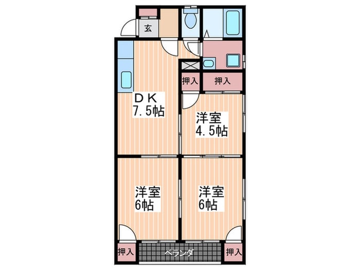 横山ビルの物件間取画像