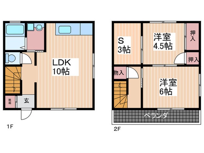 コンフォ－ルⅢの物件間取画像