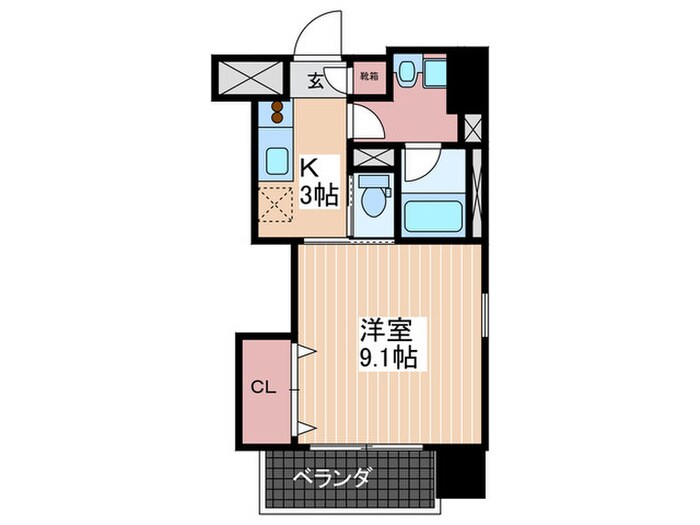 Fancy大手町の物件間取画像