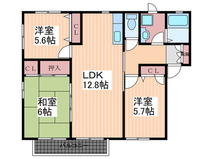 グレイスＫの物件間取画像