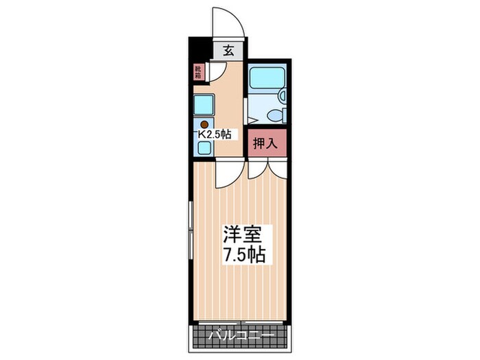 ビバ－チェ堀越の物件間取画像