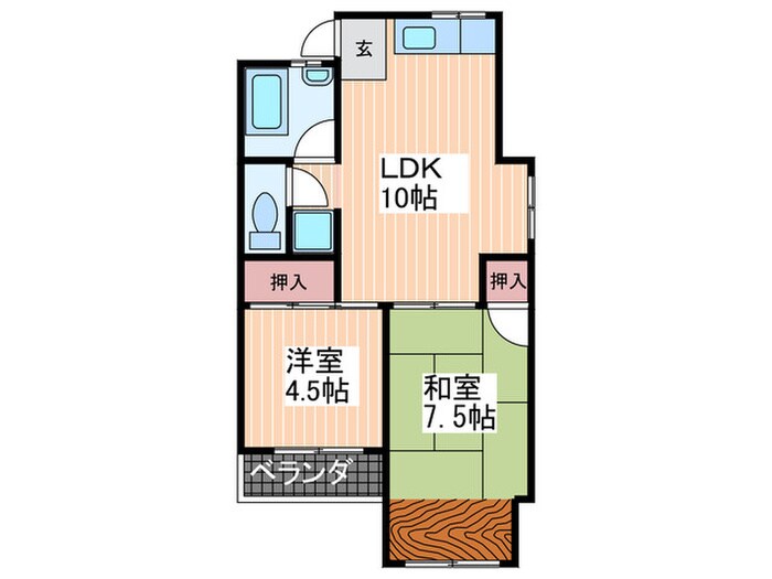 第１吉岡ビルの物件間取画像