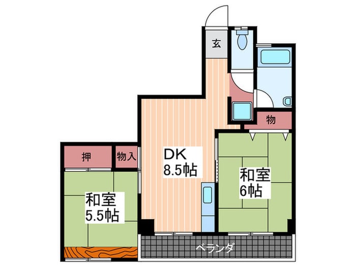 第１吉岡ビルの物件間取画像