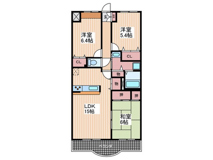 英風館の物件間取画像