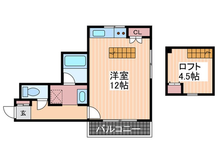 シティハイツ舟入の物件間取画像