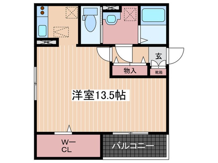 ブル－トップＡ棟の物件間取画像